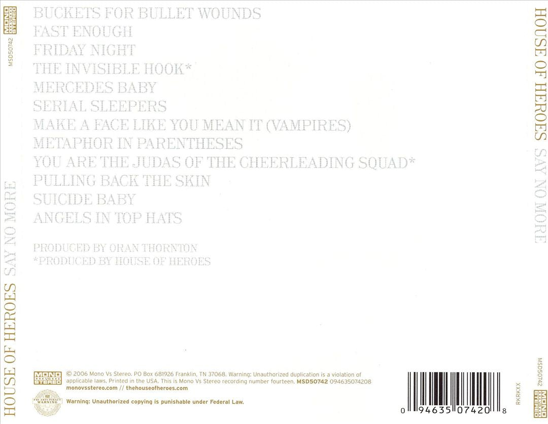 Say No More cover art