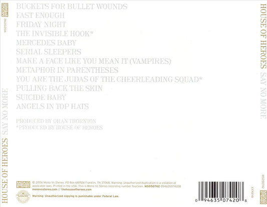 Say No More cover art