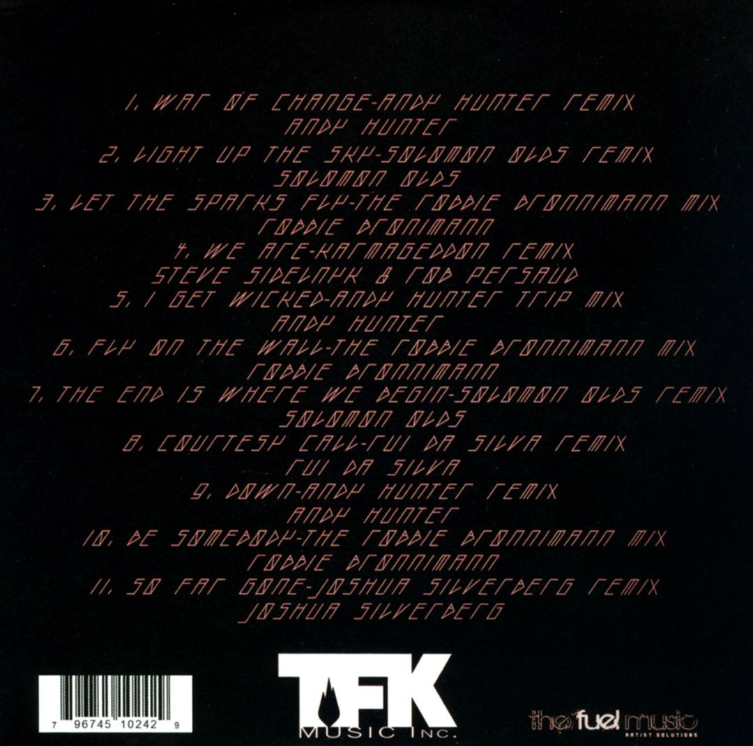 Metamorphosiz, The End Remixes Vols. 1 & 2 cover art