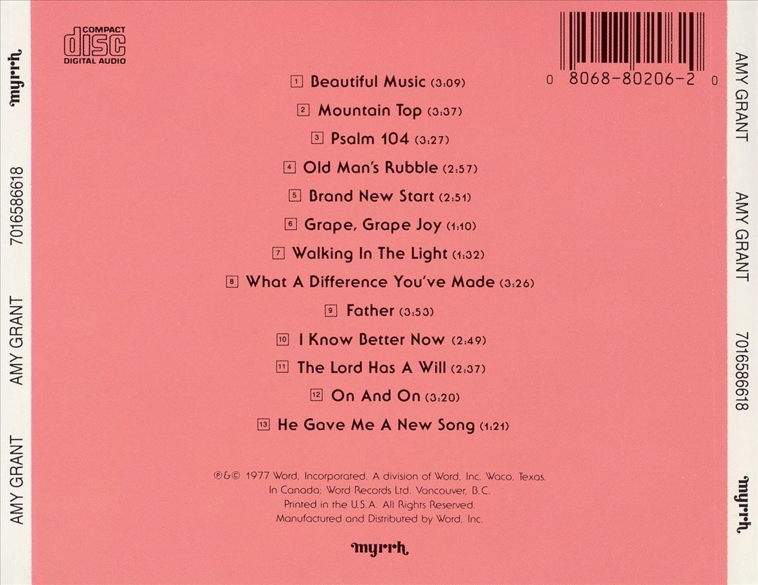 Amy Grant cover art