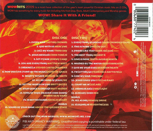 WOW Hits 2009 cover art