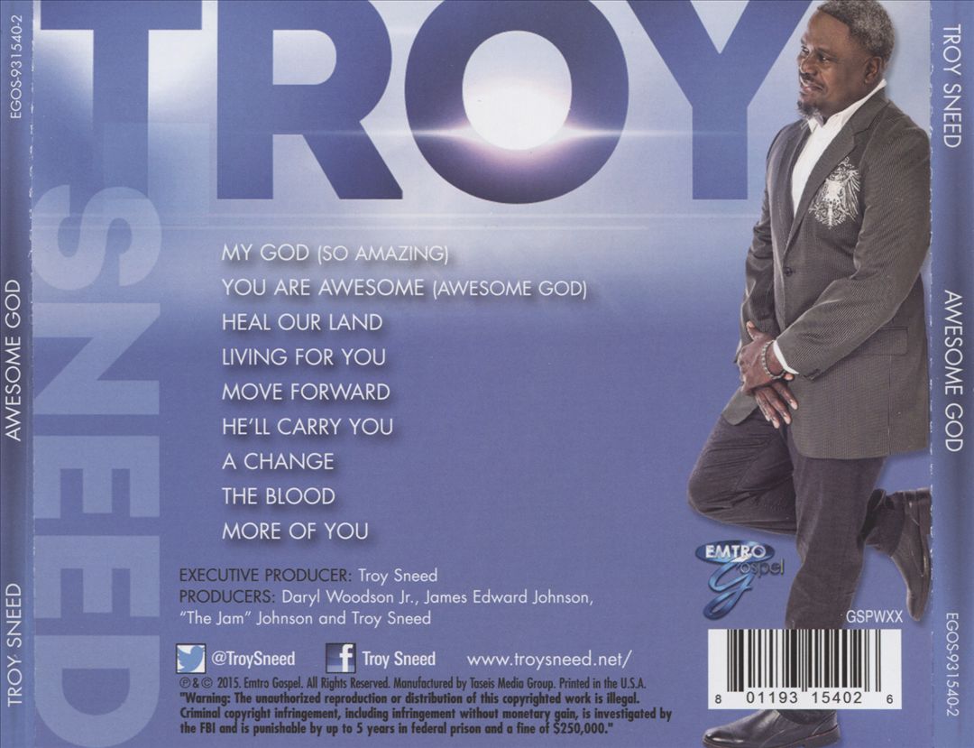 Awesome God cover art
