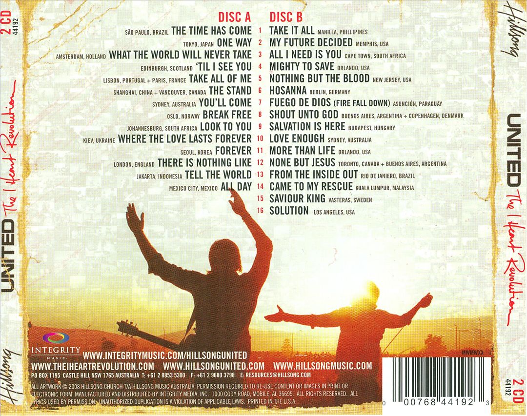 United: I Heart Revolution: With Hearts As One cover art