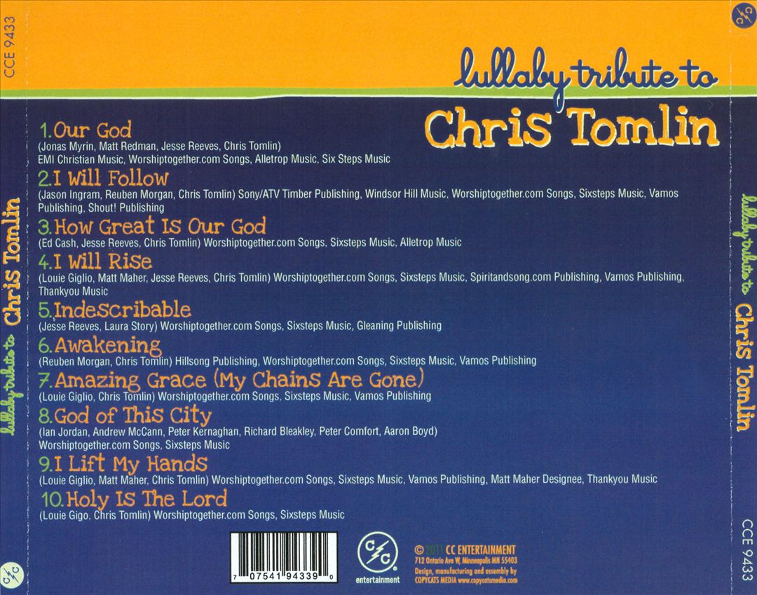 Lullaby Tribute To Chris Tomlin cover art