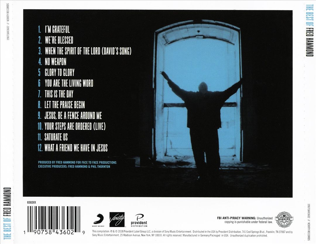 Best of Fred Hammond cover art