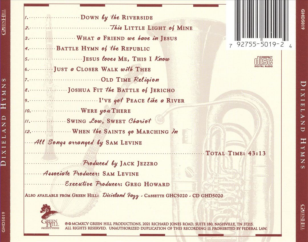 Dixieland Hymns cover art