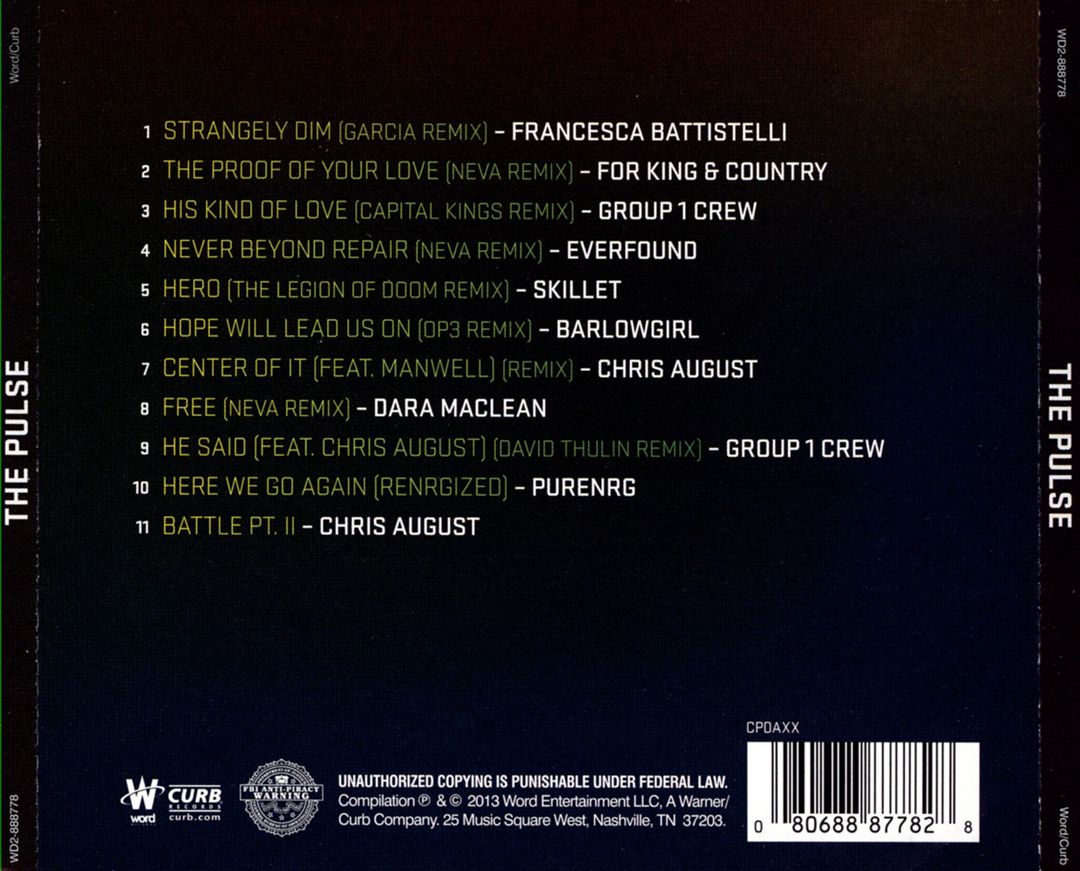 Pulse: Remixed Hits From Today's Top Christian Artists cover art