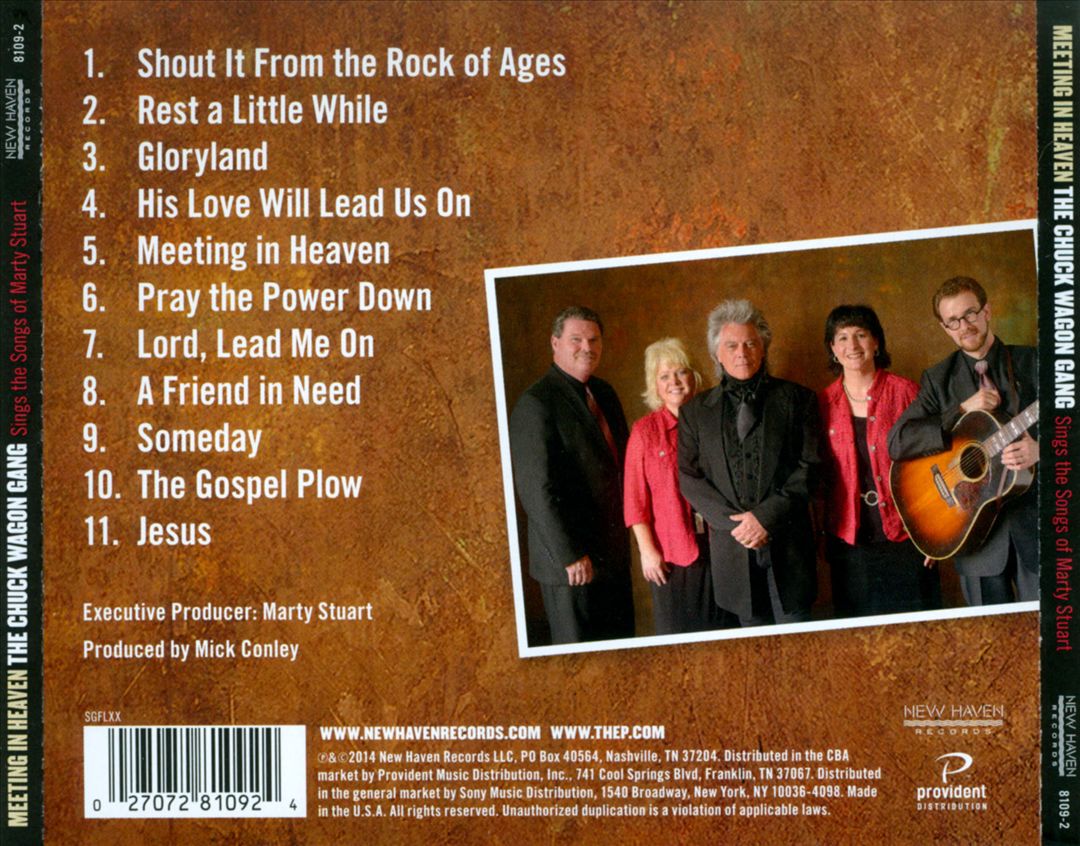 Meeting In Heaven: The Chuck Wagon Gang Sings the Songs of Marty Stuart cover art