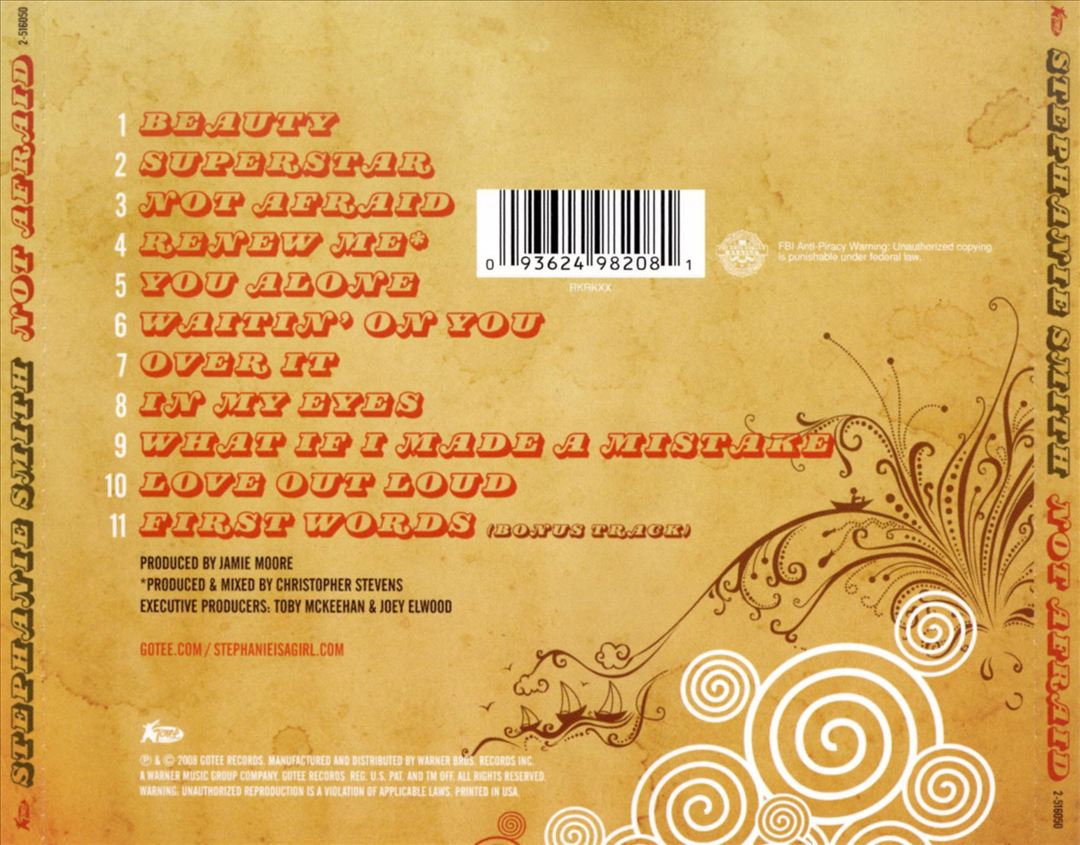 Not Afraid cover art