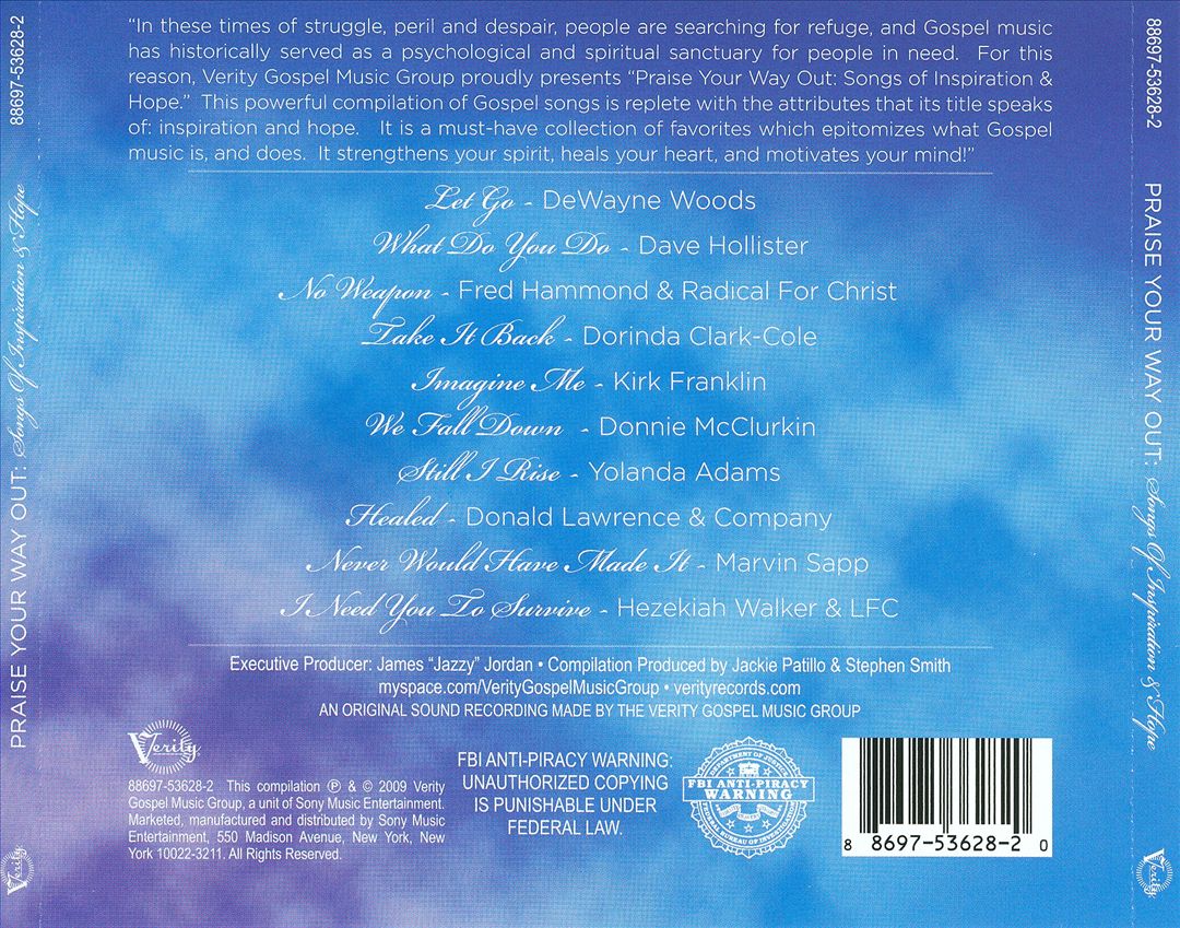 Praise Your Way out: Songs of Inspiration and Hope cover art
