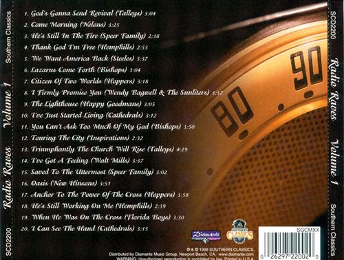 Radio Raves: Southern Gospel's Top #1 Songs Over the Past 25 Years, Vol. 1 cover art