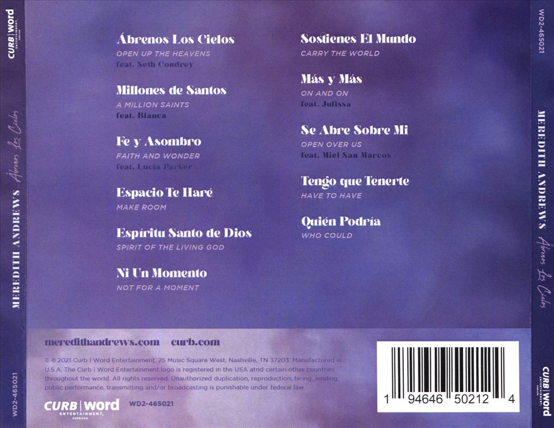 Abrenos Los Cielos cover art
