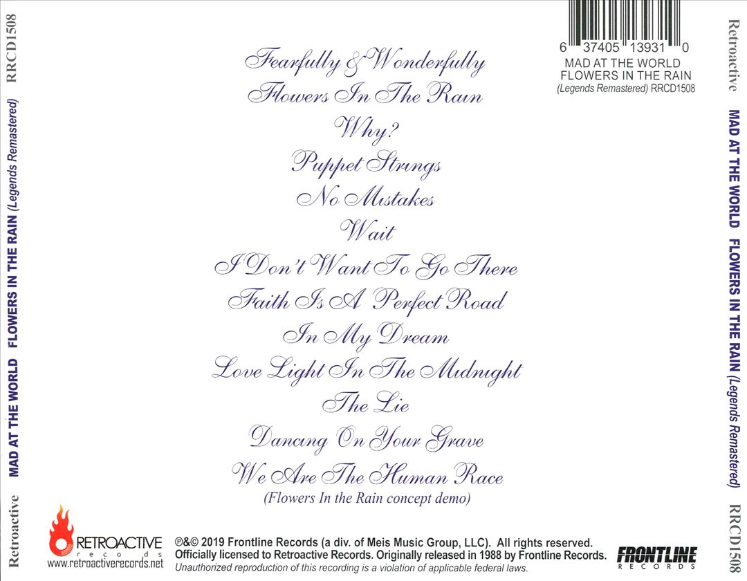 Flowers in the Rain cover art
