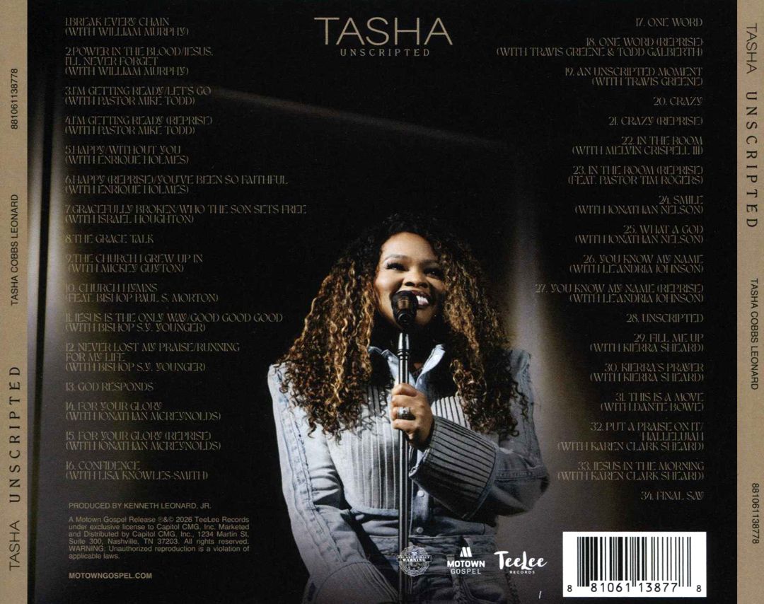Tasha Unscripted (Live) [2 CD] cover art