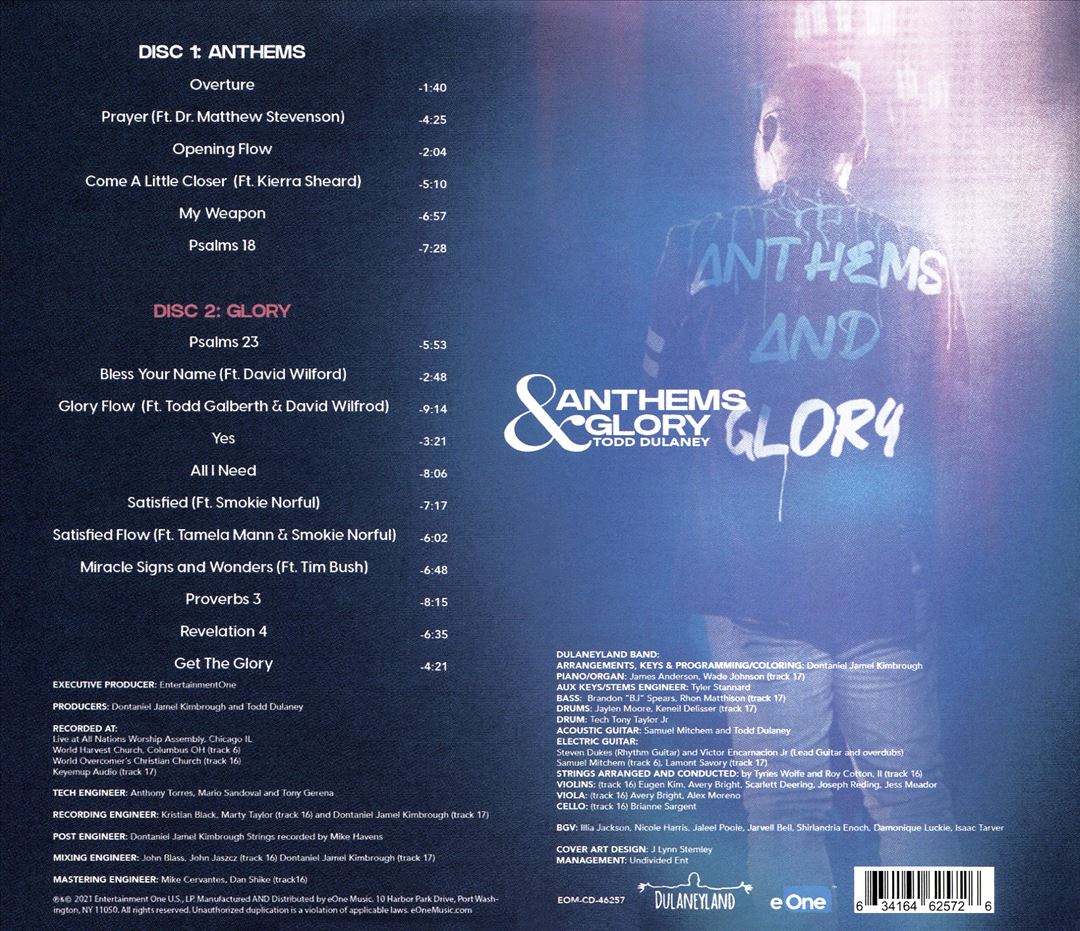 Anthems & Glory cover art