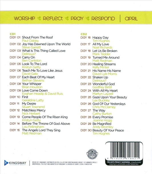 Worship Devotional: April cover art