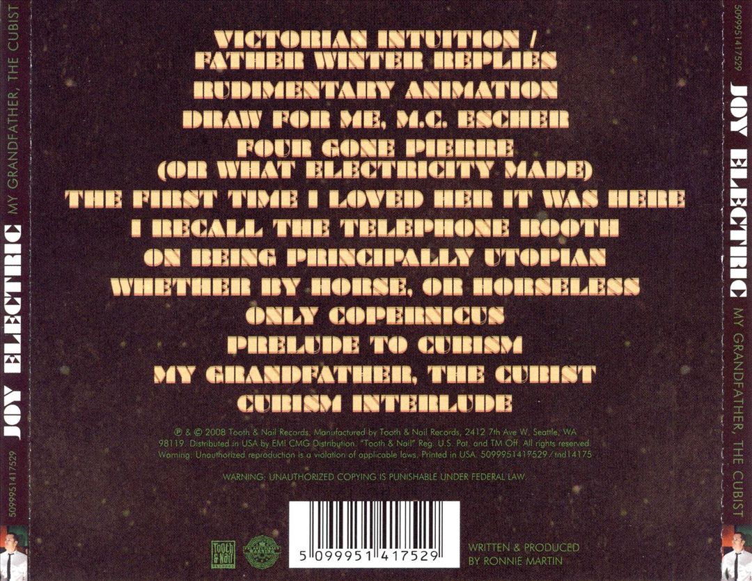 My Grandfather, the Cubist cover art