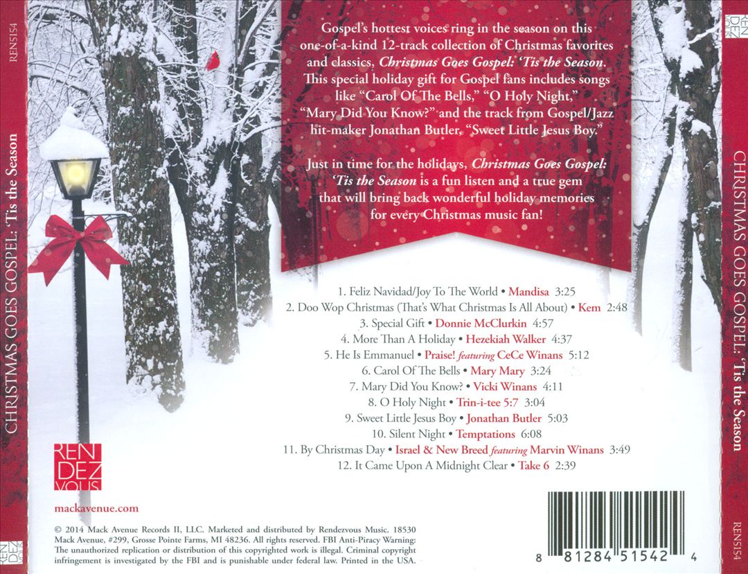 Christmas Goes Gospel: 'Tis the Season cover art