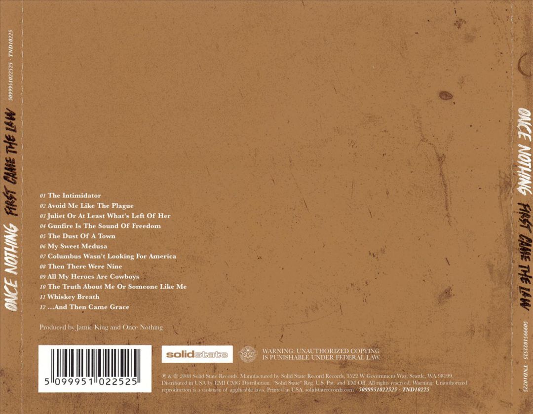 First Came the Law cover art