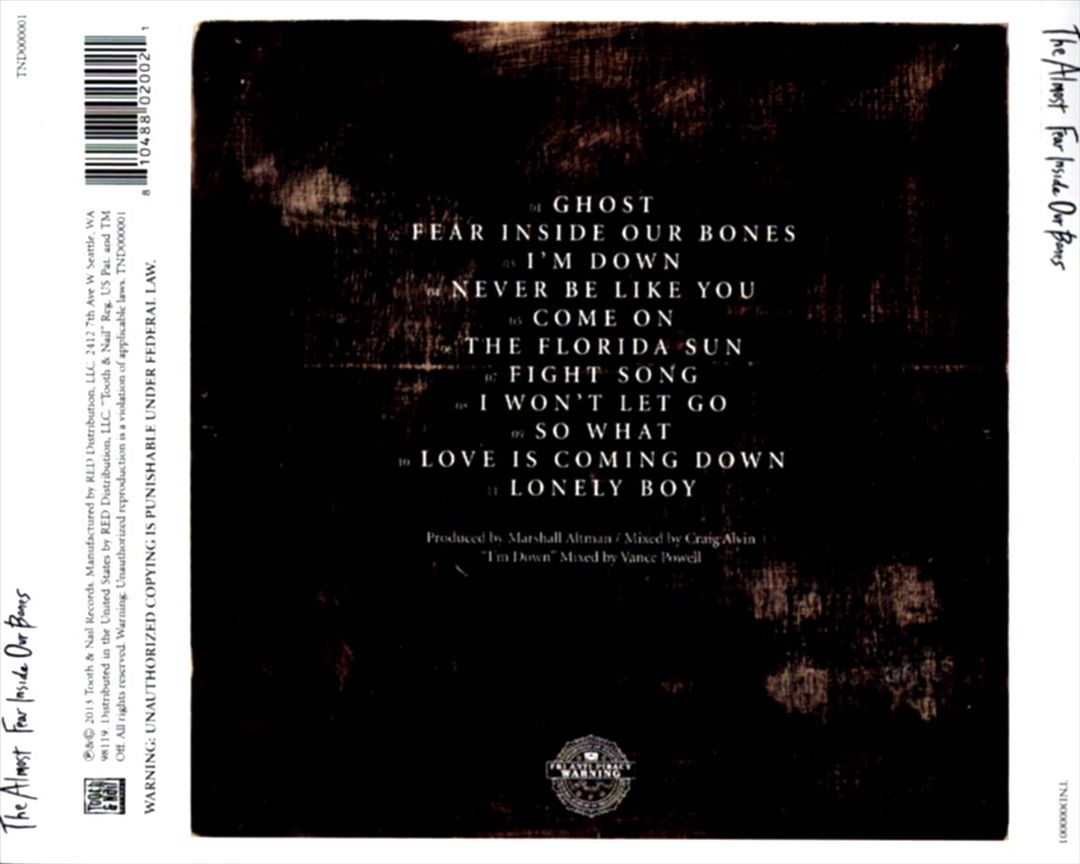 Fear Inside Our Bones cover art