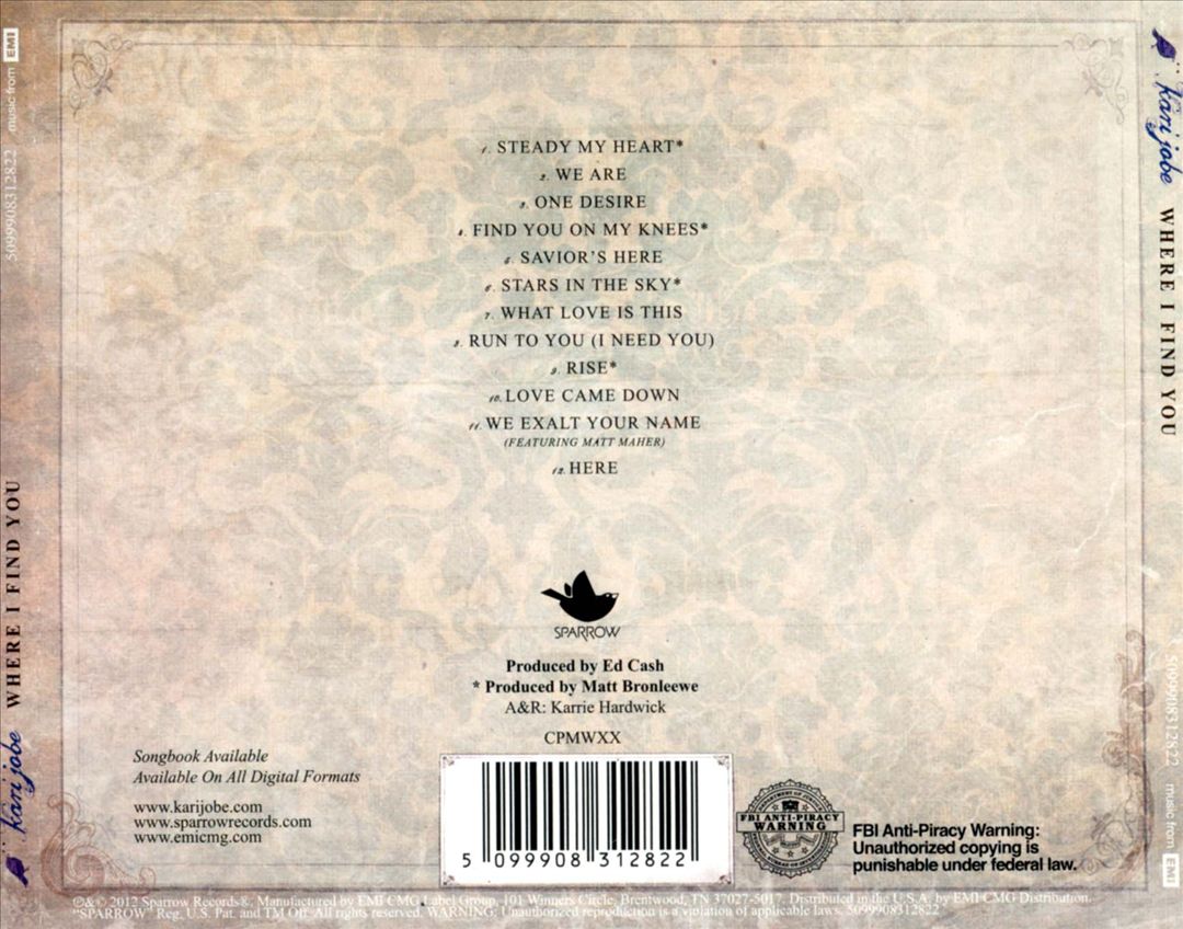 Where I Find You cover art
