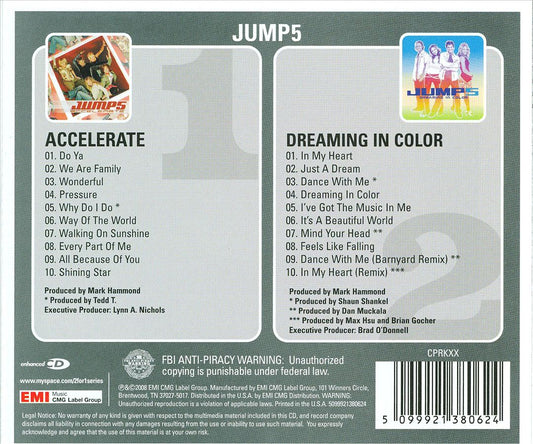 Two For One: Accelerate/Dreaming In Color cover art