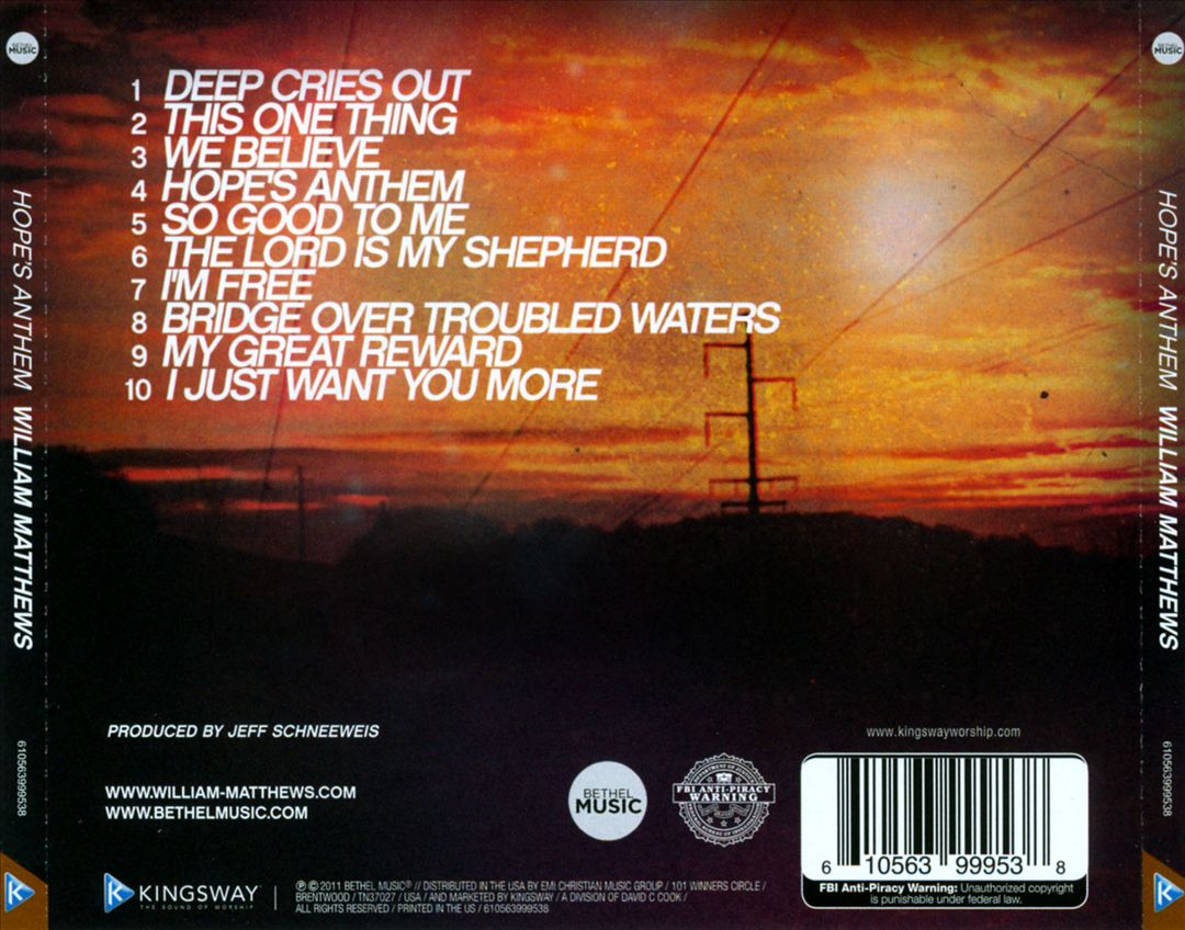 Hope's Anthem cover art