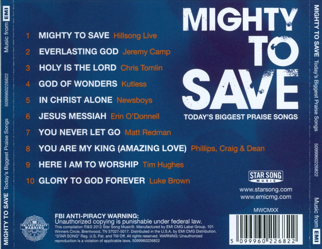 Mighty To Save: Today's Biggest Praise Songs cover art