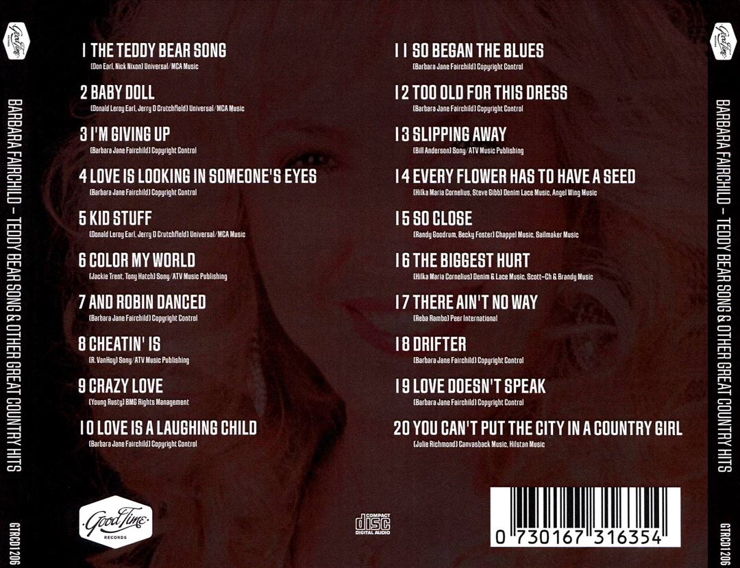 Sings Teddy Bear Song & Other Great Country Hits cover art