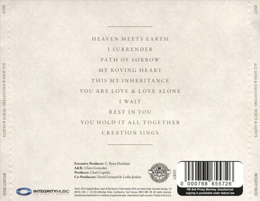 Poets & Saints cover art