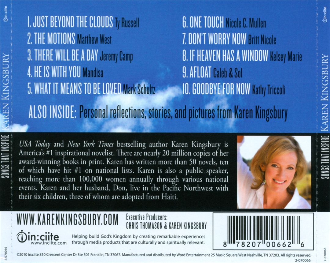 Songs That Inspire: Karen Kingsbury cover art