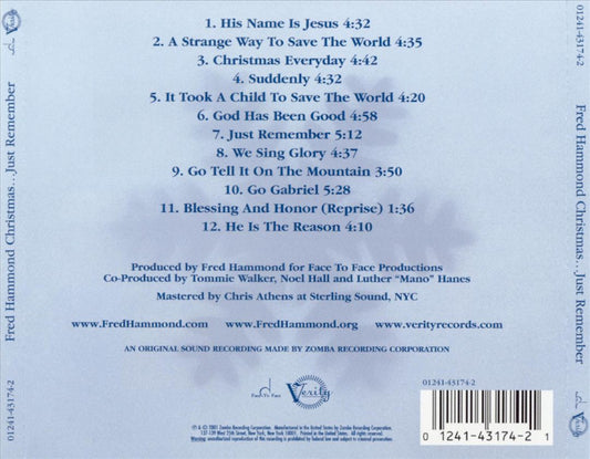 Christmas...Just Remember cover art