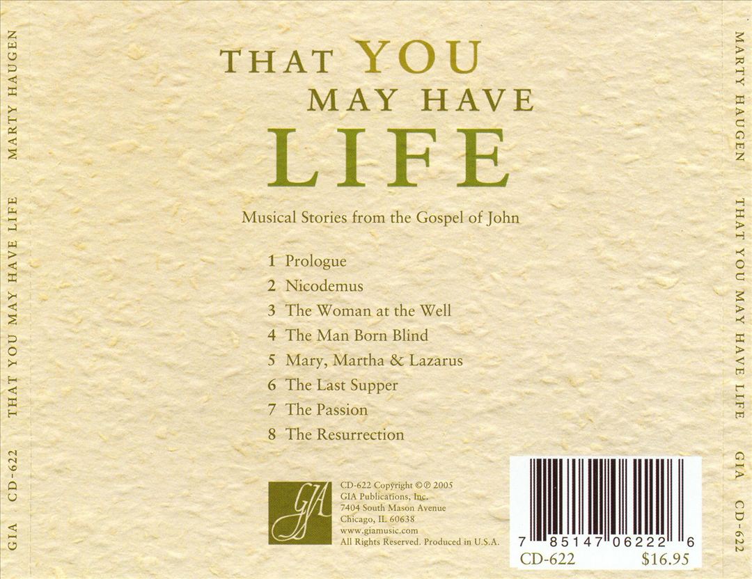 That You May Have Life: Musical Stories from the Gospel of John cover art