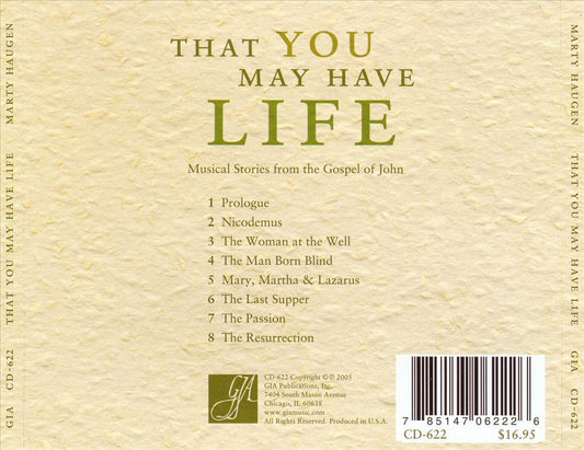 That You May Have Life: Musical Stories from the Gospel of John cover art