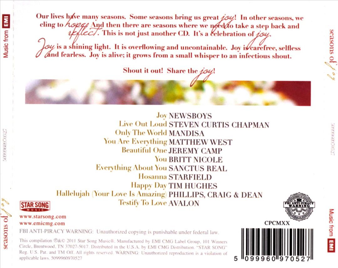 Seasons of Joy cover art
