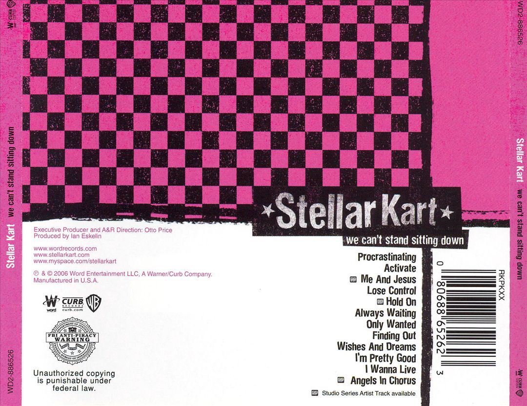 We Can't Stand Sitting Down cover art