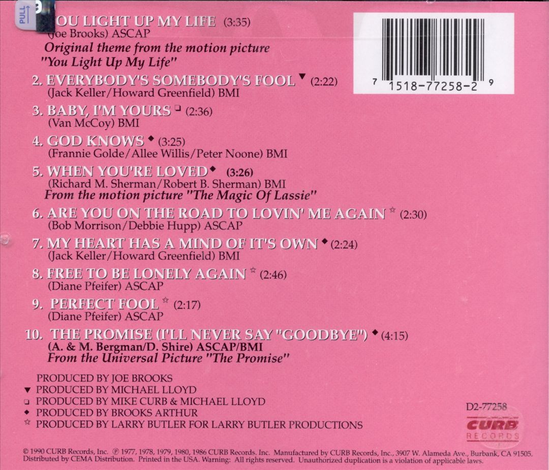 Best of Debby Boone cover art
