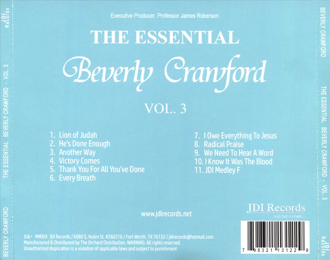 Essential Beverly Crawford, Vol. 3 cover art
