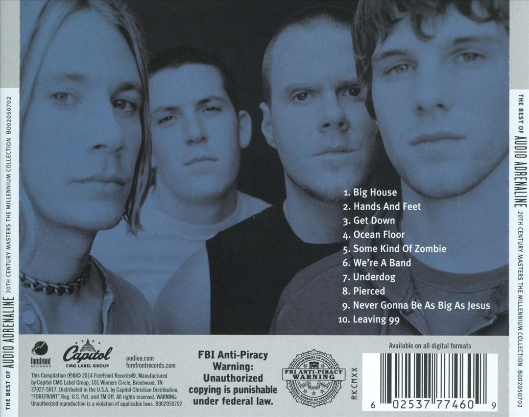 20th Century Masters - The Millennium Collection: The Best of Audio Adrenaline cover art