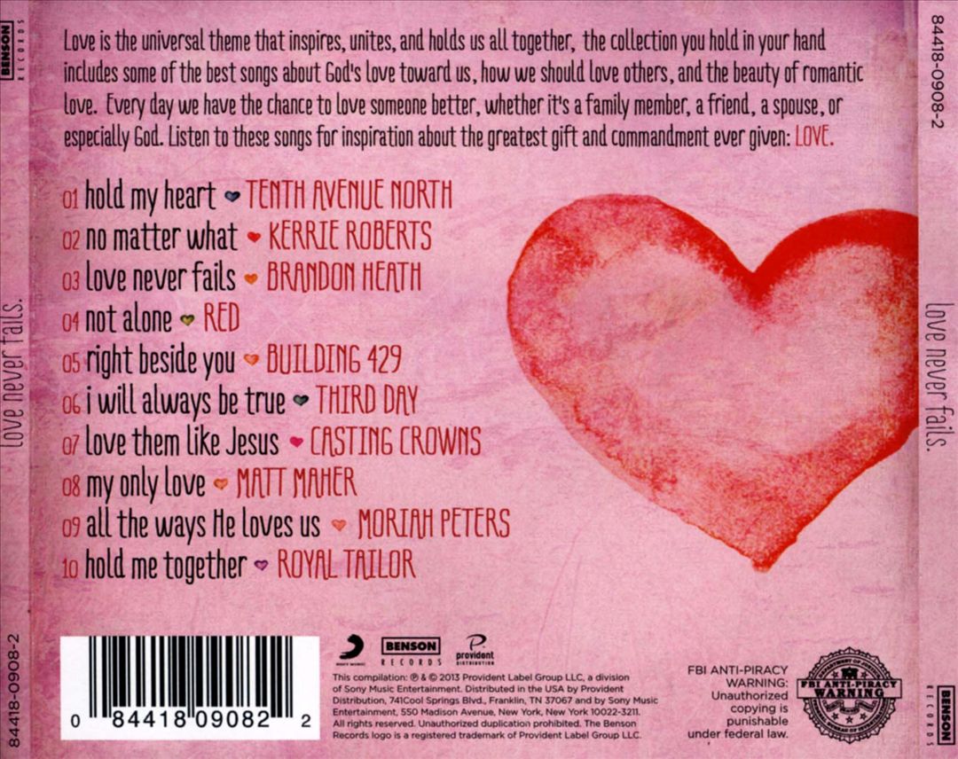 Love Never Fails [2013] cover art
