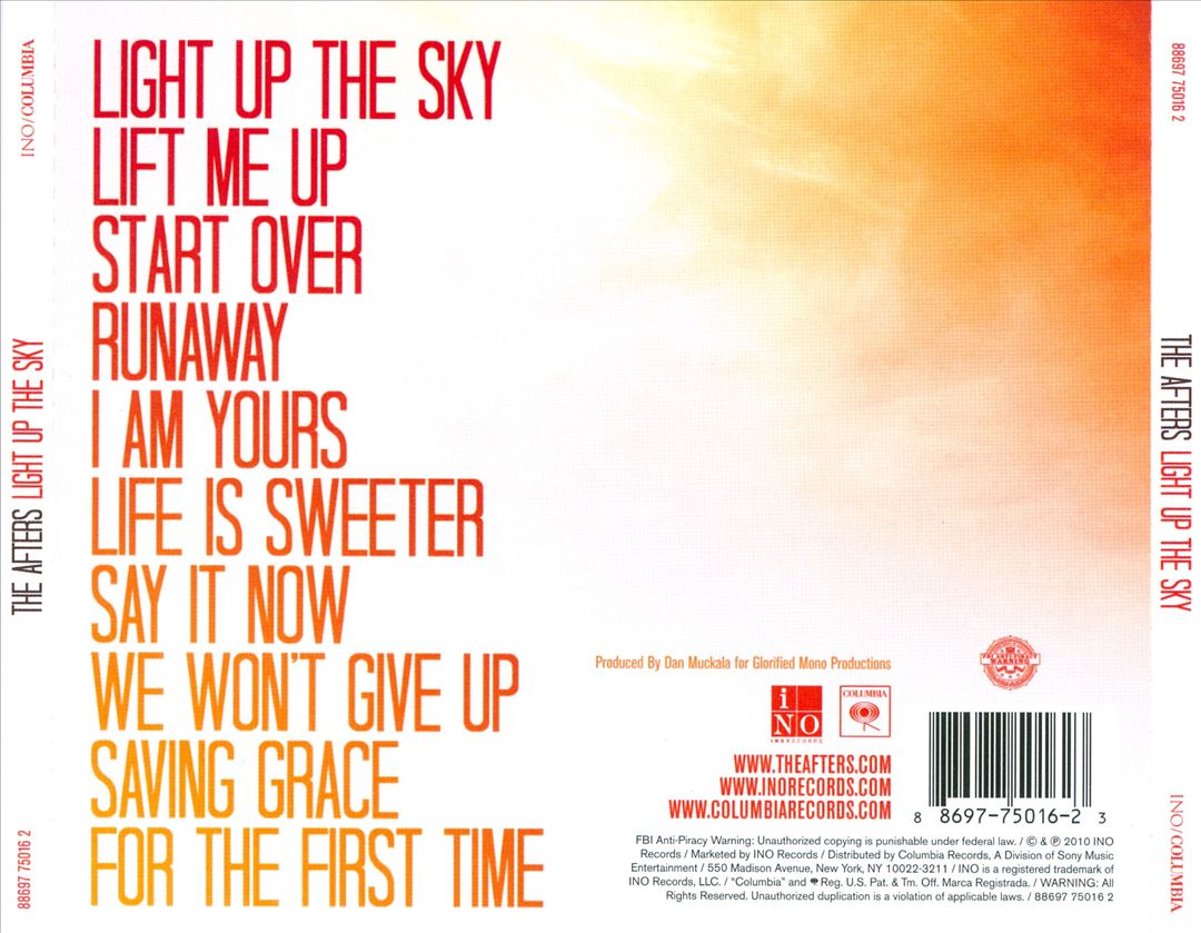 Light Up the Sky cover art