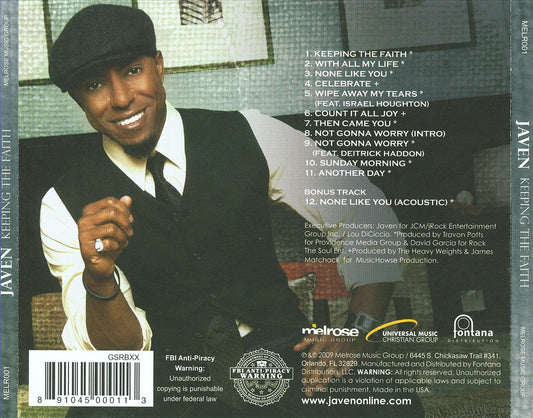 Keeping the Faith cover art
