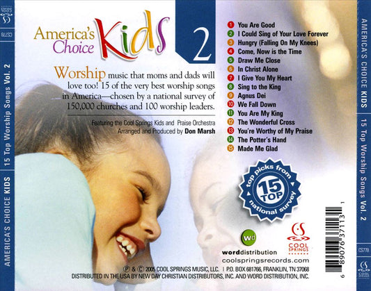 America's Choice Kids: 15 Top Worship Songs, Vol. 2 cover art