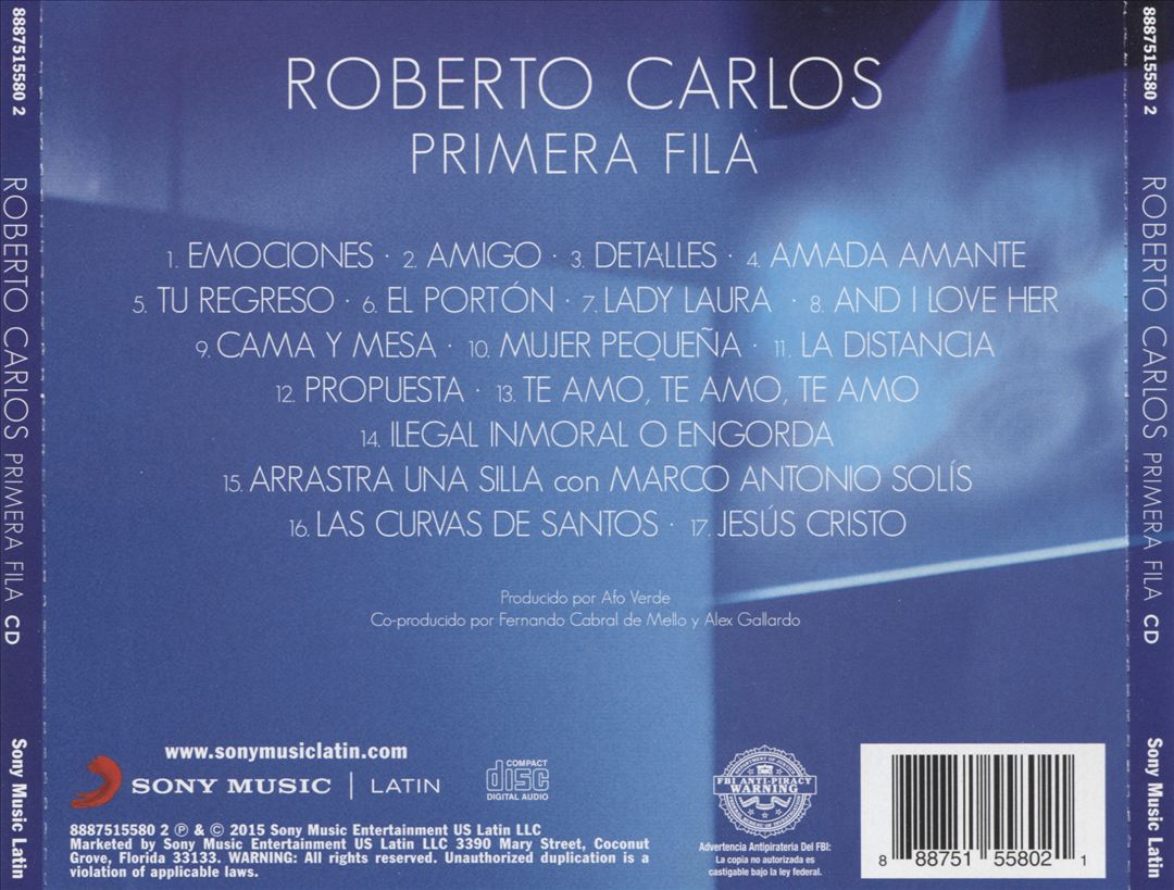 Primera Fila cover art