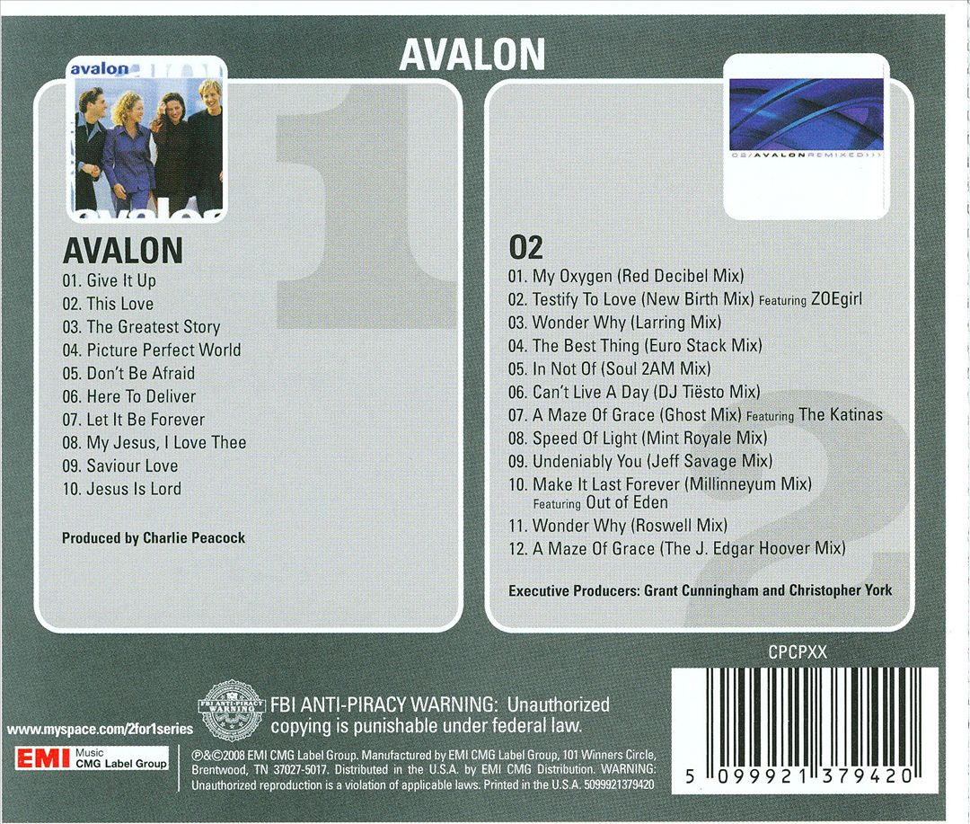 Two For One: Avalon/Oxygen cover art